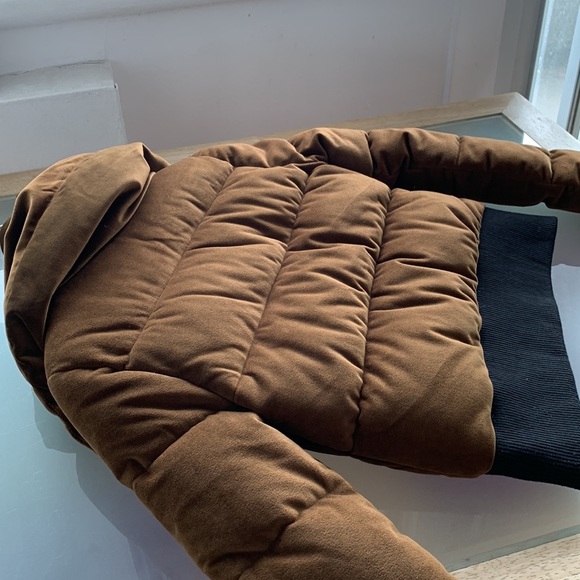 MISSGUIDED BRONZE COLOUR CROPPED PUFFER SZ UK4 EUR 32 US 0 - Picture 7 of 10